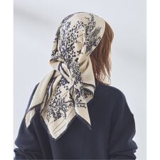 《追加》AENEIS/エネス Mimosa Silk Scarf 90-BONE スカーフ