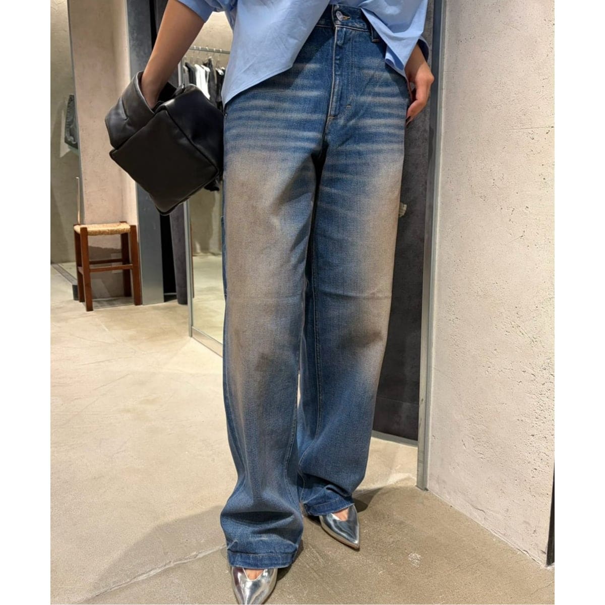 【26SS】ハイクル ハイクレ デニム パンツ HAIKURE/ハイクル SIBILLA JANE BLUE デニムパンツ | ジャーナル