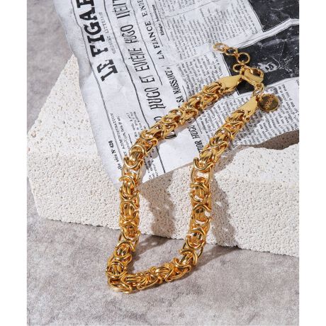 MISHO/ミショー】 Etruscan chain BRASS 22K gold glos：ネックレス 