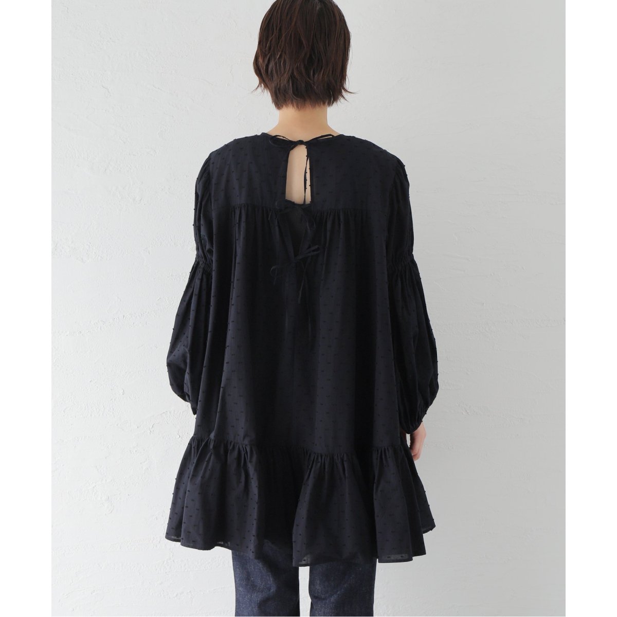 最大5万円OFFクーポン！ 【Uhr/ウーア】 Dot Volume Tunic / ドット