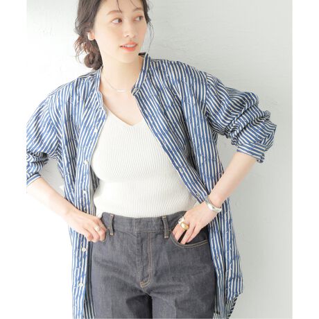 ≪一部店舗+WEB限定≫【BANANA TIME】 SLIM GRANDAD シャツ | スピック 