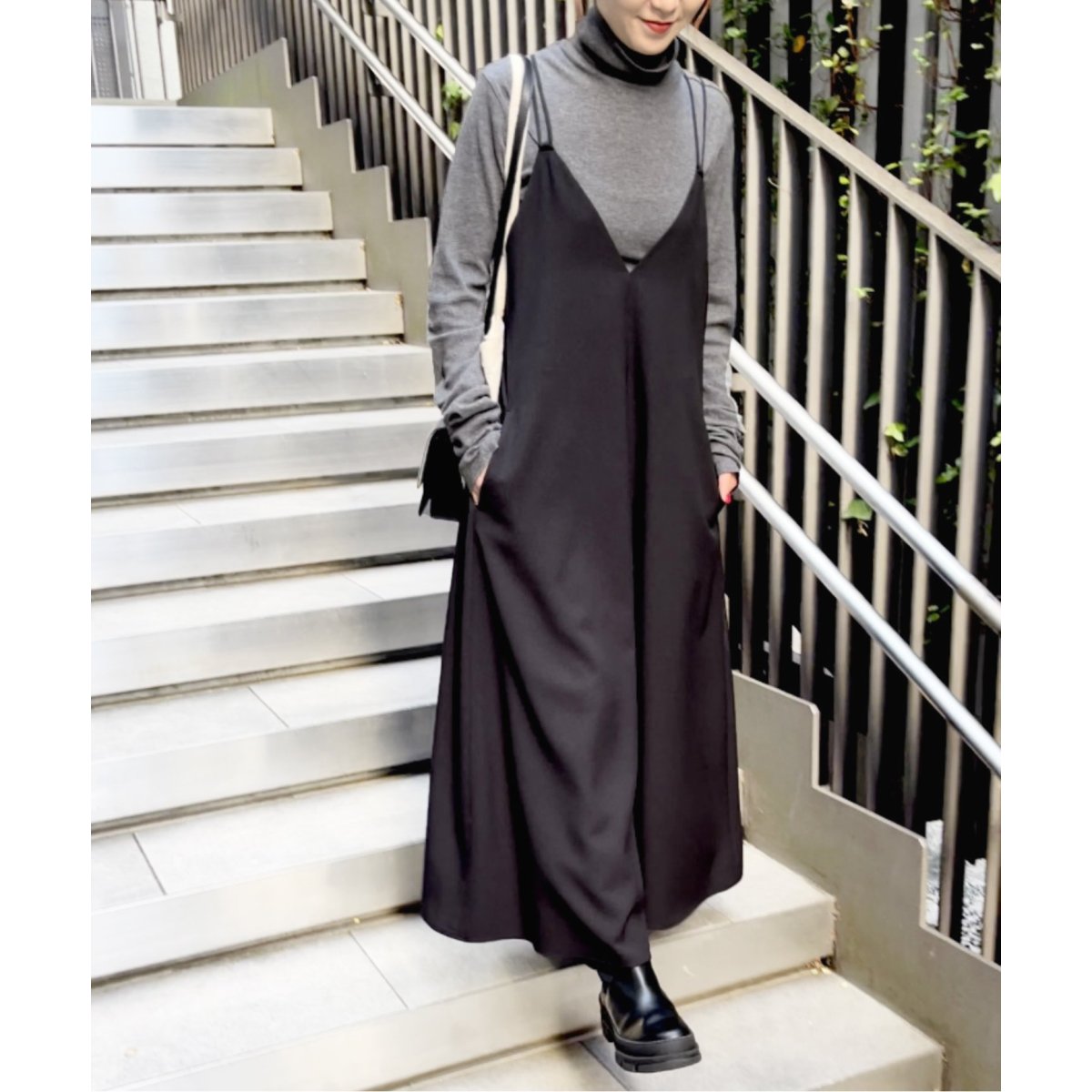 ウールライクツイル キャミソールドレス | スピック＆スパン(Spick and