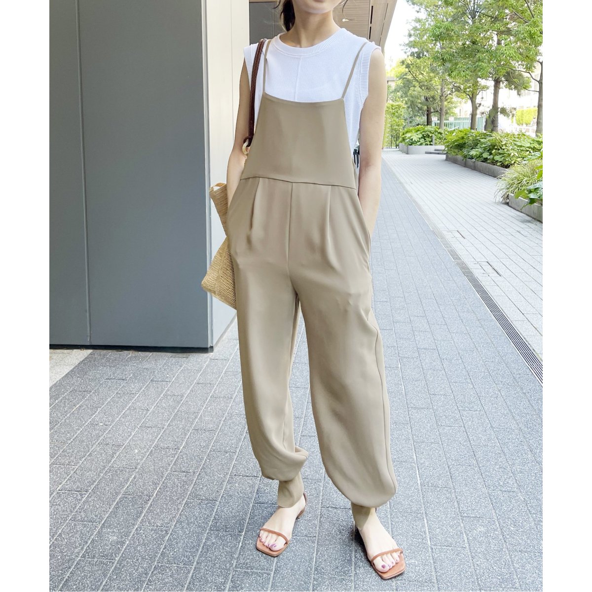 ≪WEB限定2追加≫ジョガーサロペット | スピック＆スパン(Spick