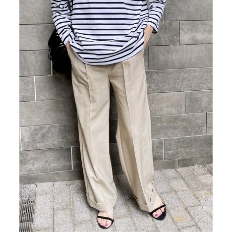 ダブルクロスタックカフドパンツ | スピック＆スパン(Spick and Span  