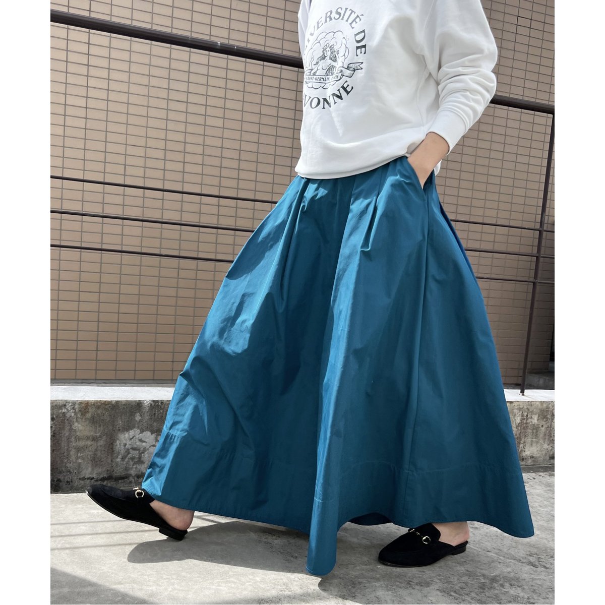 ヘビータフタタックボリュームスカート | スピック＆スパン