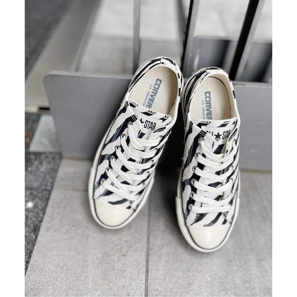 【converse】SUEDE ALL STAR US ZEBRA OX