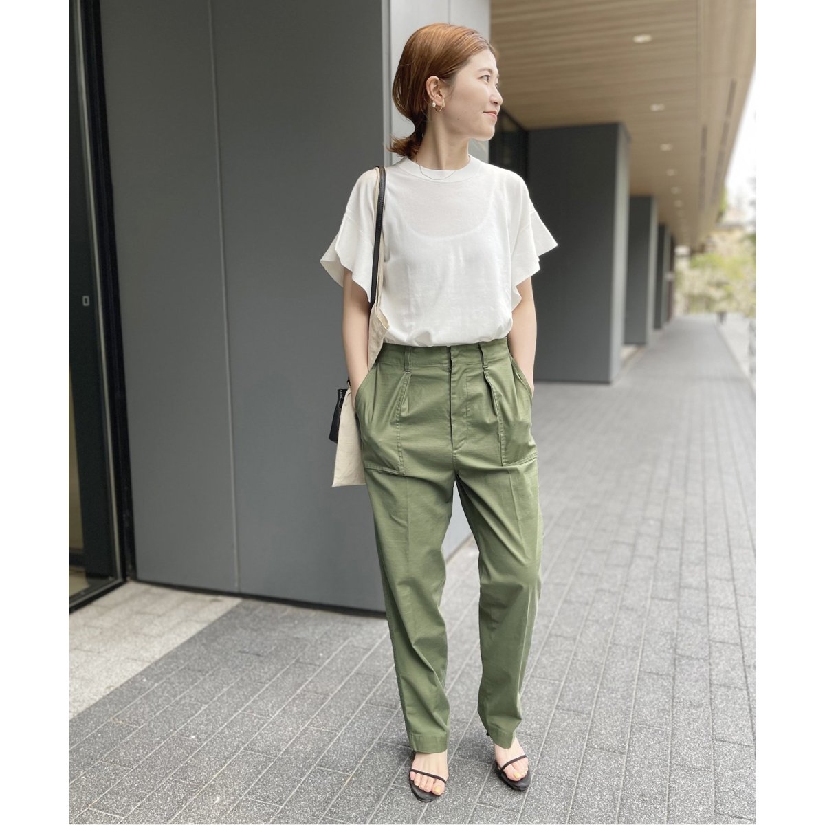 Spick & Span イージーカーゴパンツ ブラック Spick & Span イージーカーゴパンツ ブラック Spick & Span