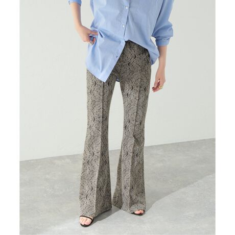 FUMIE TANAKA / フミエタナカ】 Jacquard flare Pant | スピック  