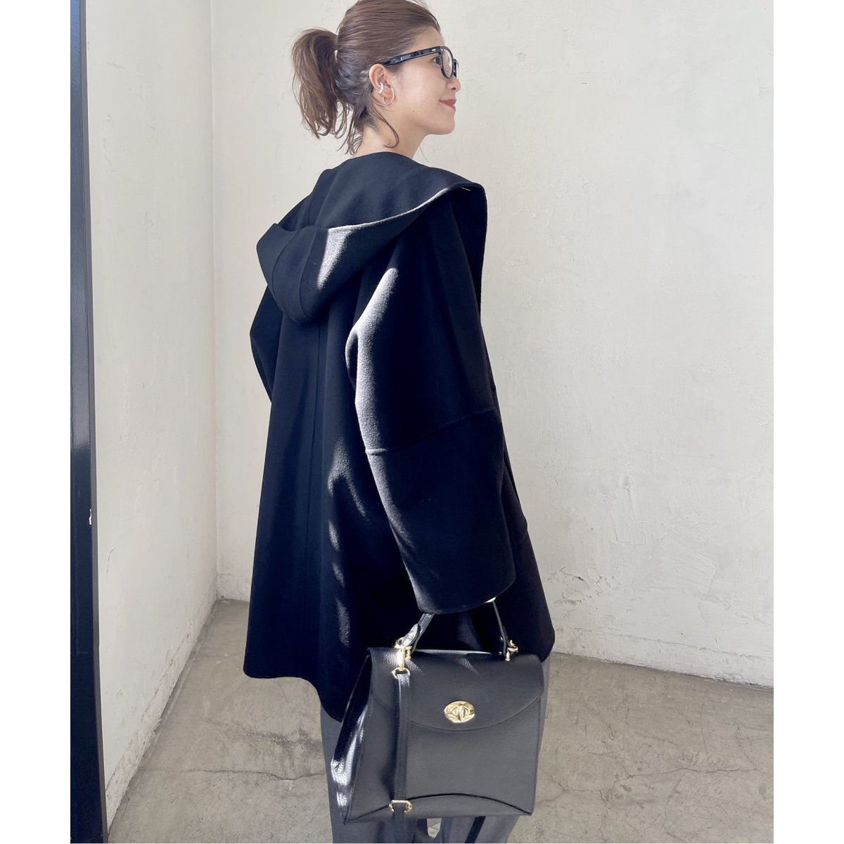 Spick&span テントラインショートコート スーパー160sテントラインショートコート | スピック＆スパン