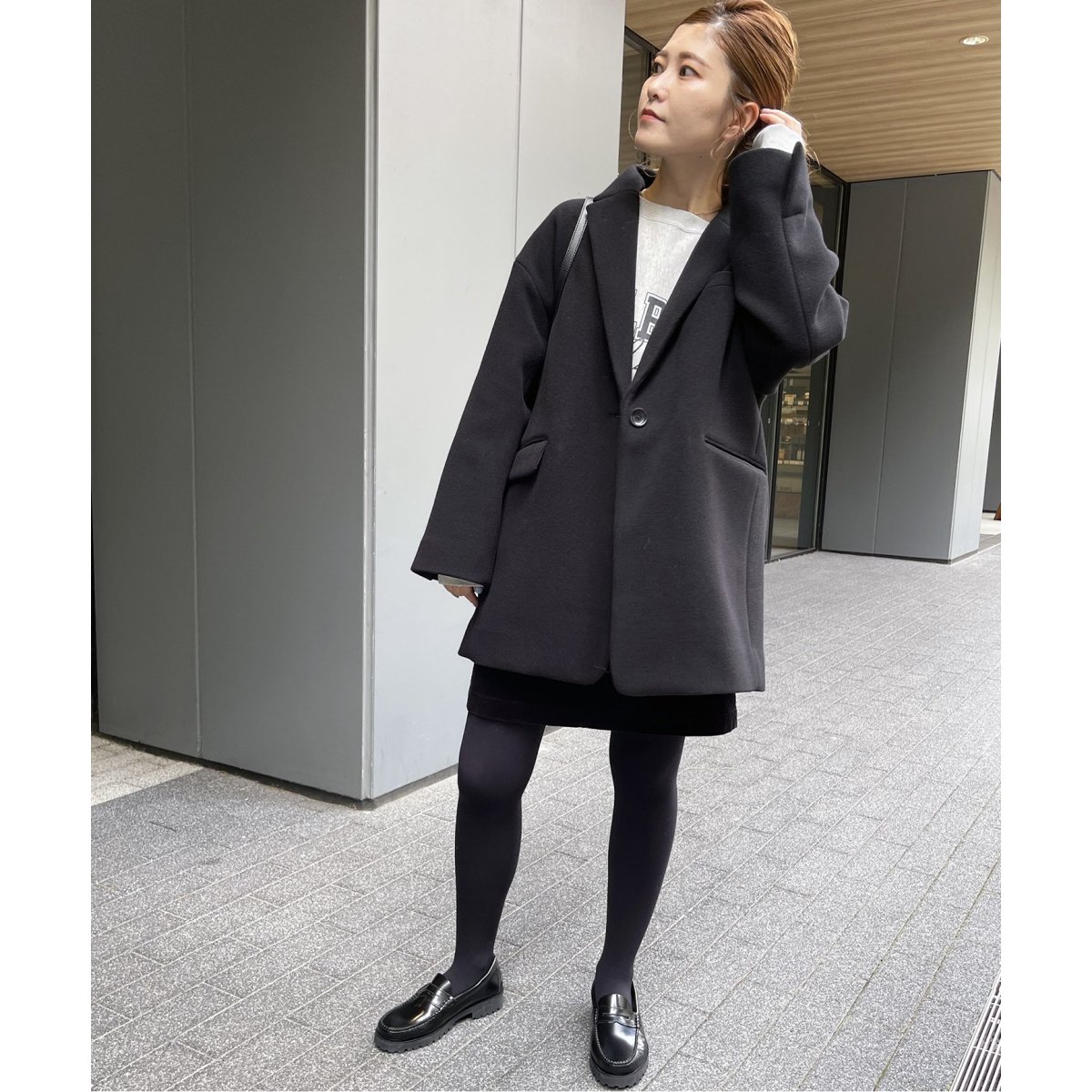 W/Nyモッサジャケットライクコート | スピック＆スパン(Spick and Span