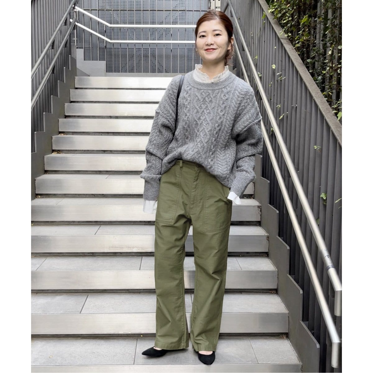 ワンピなど最旬ア！Spick and Span GUNG FATIGUE HO TROUSER ワーク