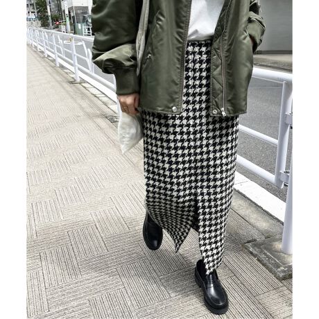ロービングクロスIラインスカート | スピック＆スパン(Spick and Span 