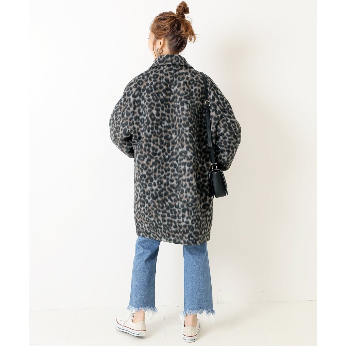 レオパードシャギーバルカラーコート | スピック＆スパン(Spick and