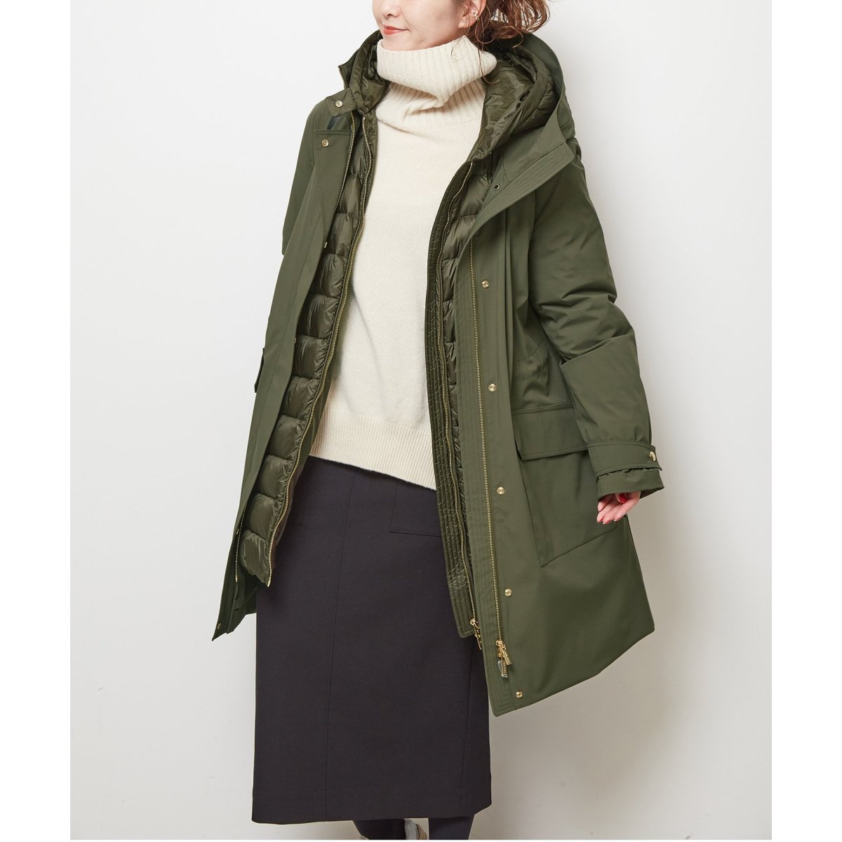 WOOLRICH /ウールリッチ】別注LONG MILITARY PARKA | スピック＆スパン