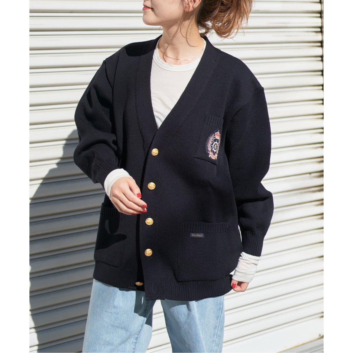 Le minor/ルミノア】 エンブレムカーディガン | スピック