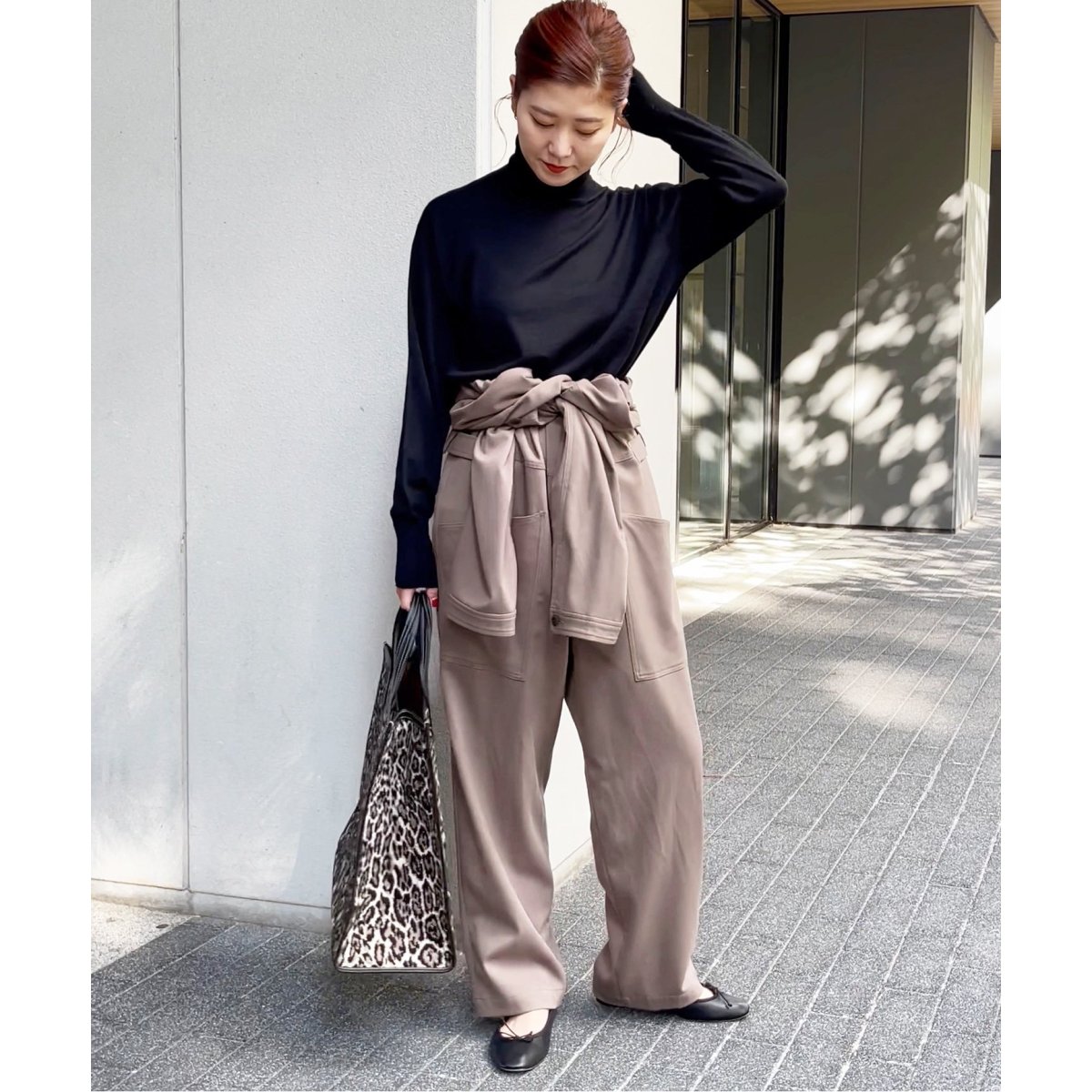 Spick&Span T/Rツイルストレッチジャンプスーツ Spick and Span】T/Rツイルストレッチジャンプスーツ