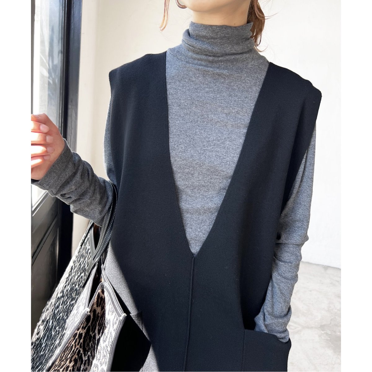 Spick &amp; Span - Spick and Span ハイネック　プルオーバー　スウェット Spick & Span（スピックアンドスパン）の「ハイネックプル