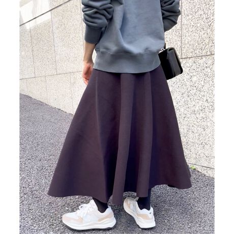 コットンスムースニットフレアースカート | スピック＆スパン(Spick  