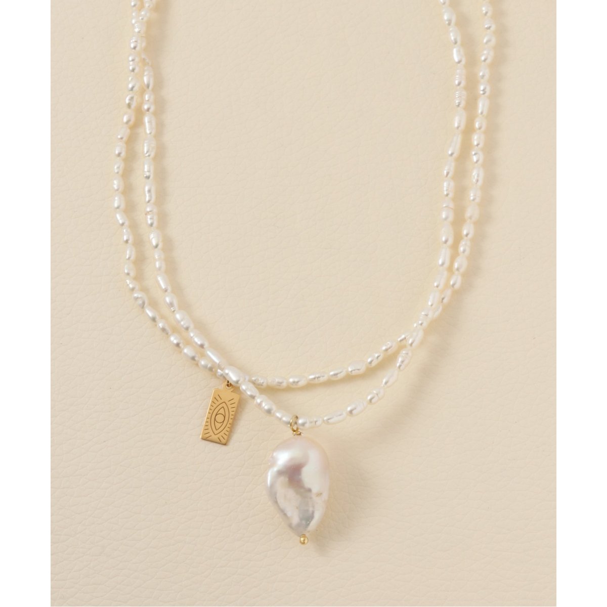 HERMINA ATHENS】 CALINI BAROQUE PEARL LAYERED ネックレ | スピック