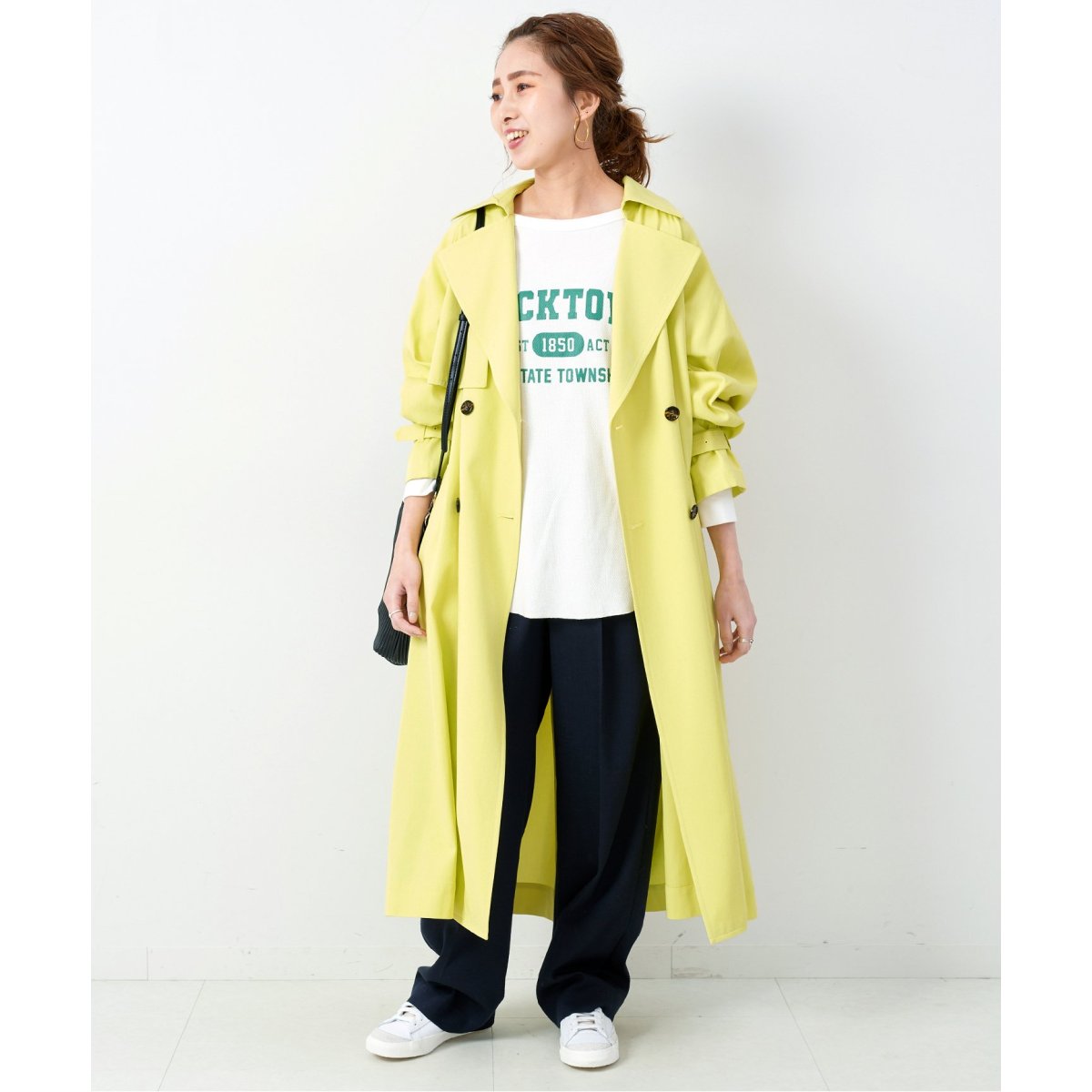 Spick&Span ツイルコットンオーバートレンチコート 36 Spick&Span ツイルコットンオーバートレンチコート 36