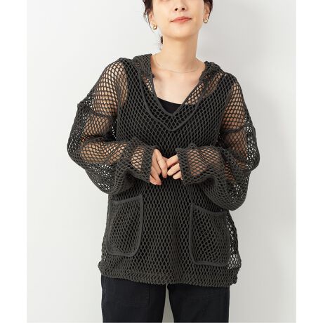 Uhr/ウーア】 別注Fishnet フーディー | スピック＆スパン(Spick and 