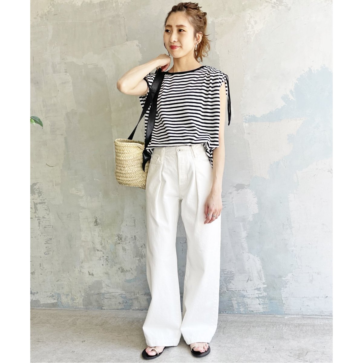 パンツ 5 1/2 LOOSE-LINE DENIM 27 Amazon | [スピック アンド スパン] 追加≫5 1/2 LOOSE-LINE