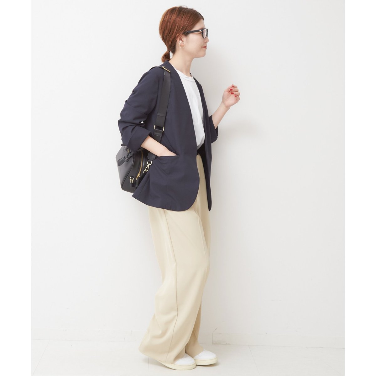Spick and Span リネンSTR ノーカラージャケット ノーカラージャケット ジャケット/アウター レディース 超安い
