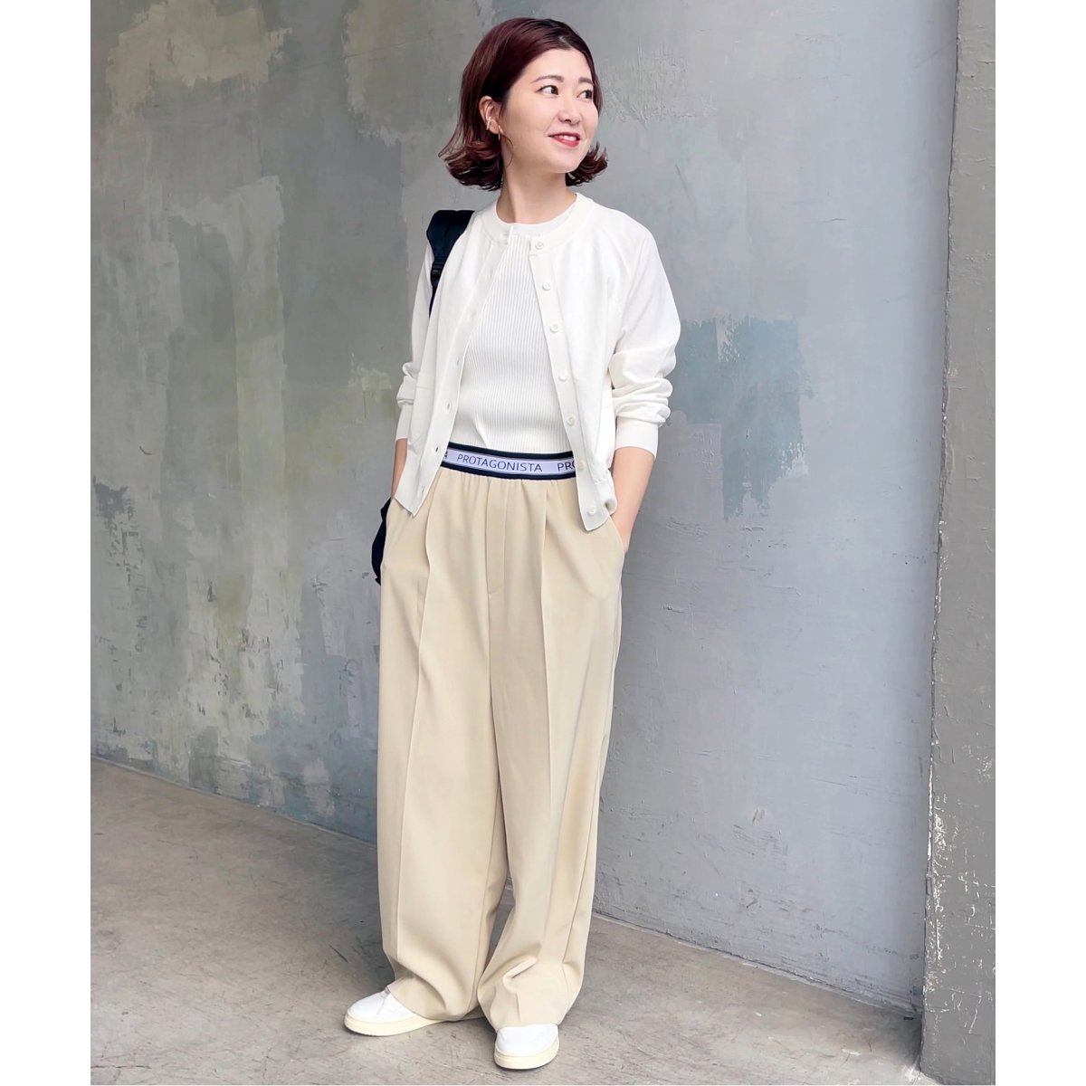 ICECOTTON クルーネックカーディガン | スピック＆スパン(Spick and