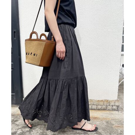 ≪追加4≫エンブロイダリーレーススカート | スピック＆スパン(Spick  