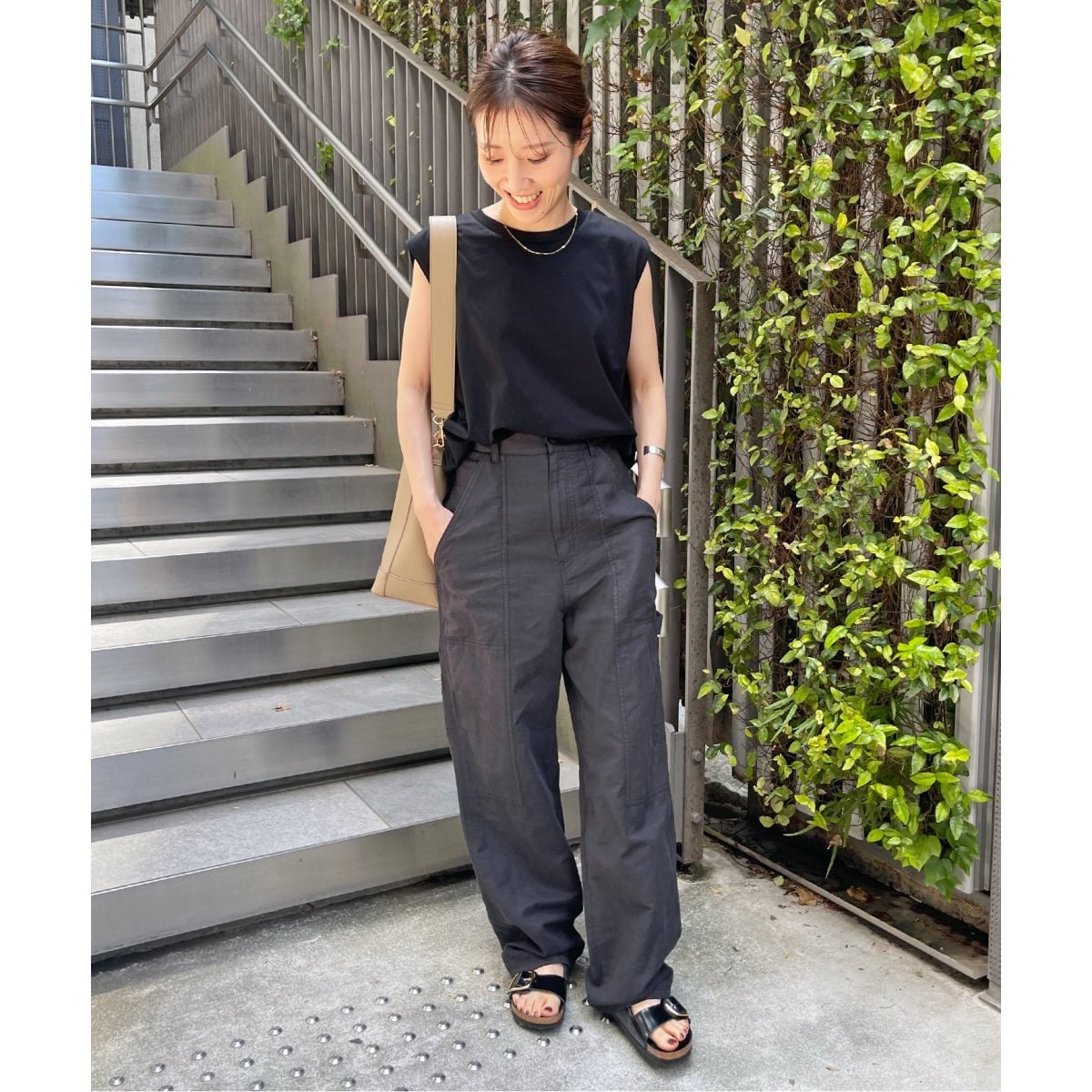 ガーメントダイシリンダルペインターパンツ | スピック＆スパン(Spick