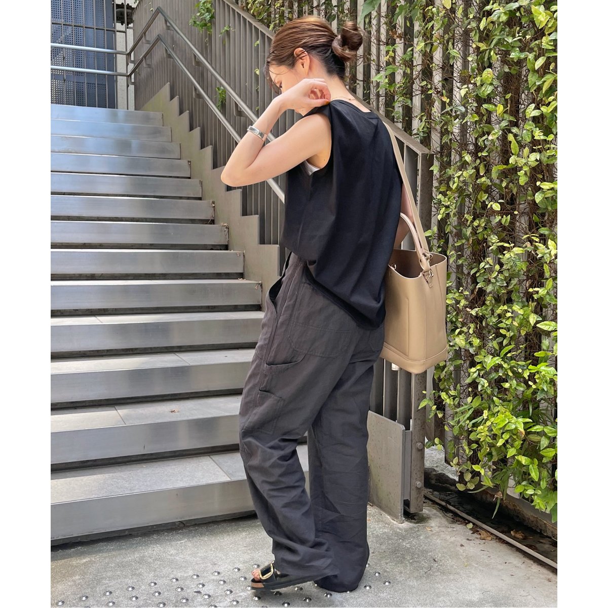 ガーメントダイシリンダルペインターパンツ | スピック＆スパン(Spick