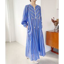 ne Quittez pas / ヌキテパ】COTTON VOILE STRIPE DRESS | スピック 