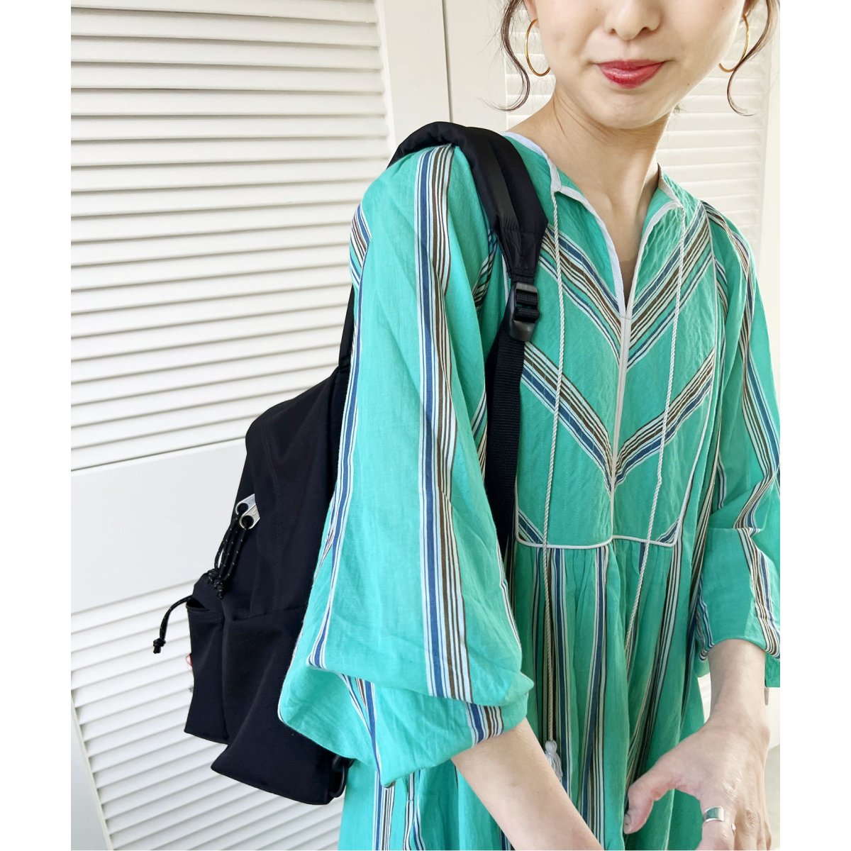 ne Quittez pas / ヌキテパ】COTTON VOILE STRIPE DRESS | スピック