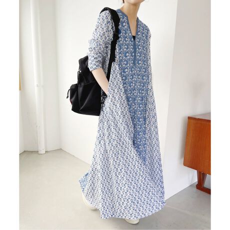 ne Quittez pas / ヌキテパ】COTTON JQD COMBI DRESS | スピック  