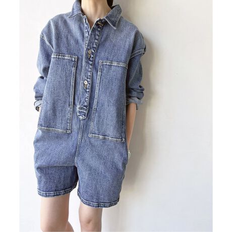 5 1/2 ARMY DENIM JUMPSUIT | スピック＆スパン(Spick and Span 