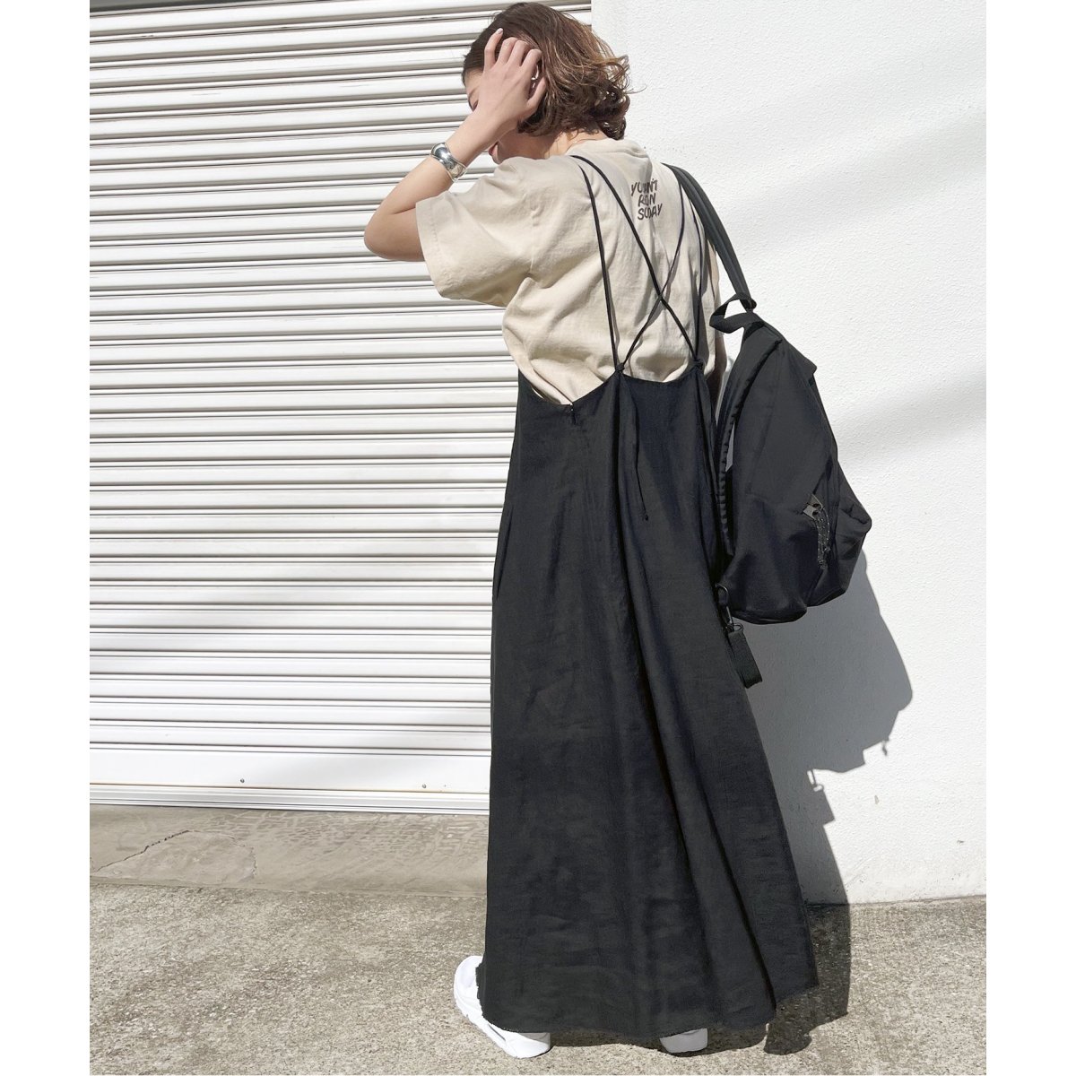 24SS 未使用タグ付SPICK&SPAN リネンキャミワンピ　リネン100% 楽天市場】【SALE／60%OFF】リネンパネルキャミワンピース Spick