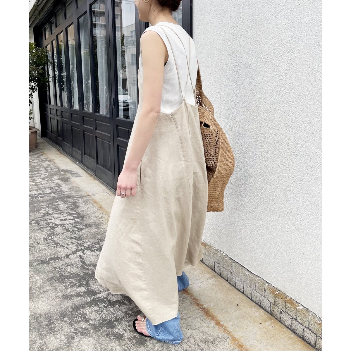 ≪追加≫リネンキャミワンピース | スピック＆スパン(Spick and