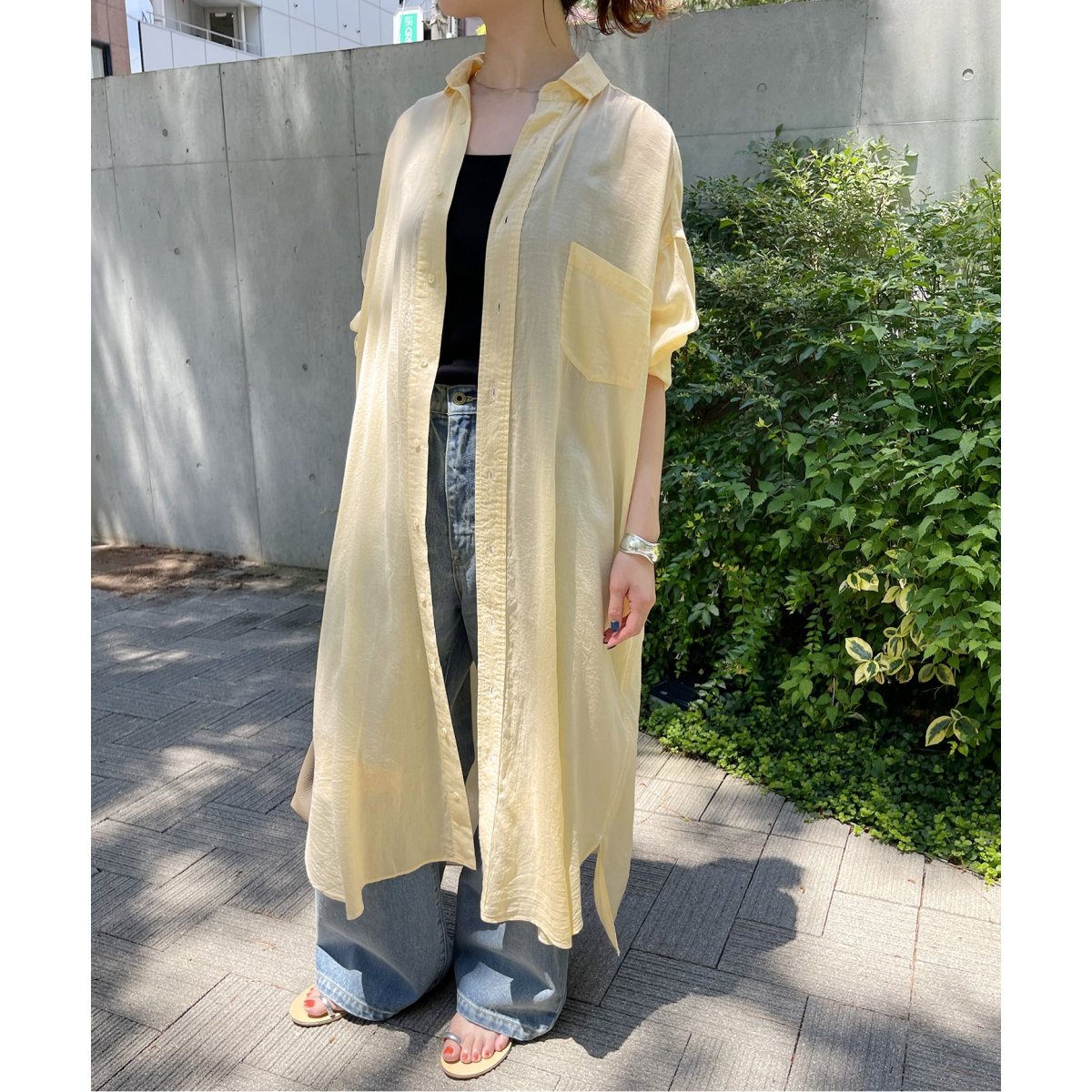 TICCA / ティッカ】別注スクエアビッグロングシャツ | スピック