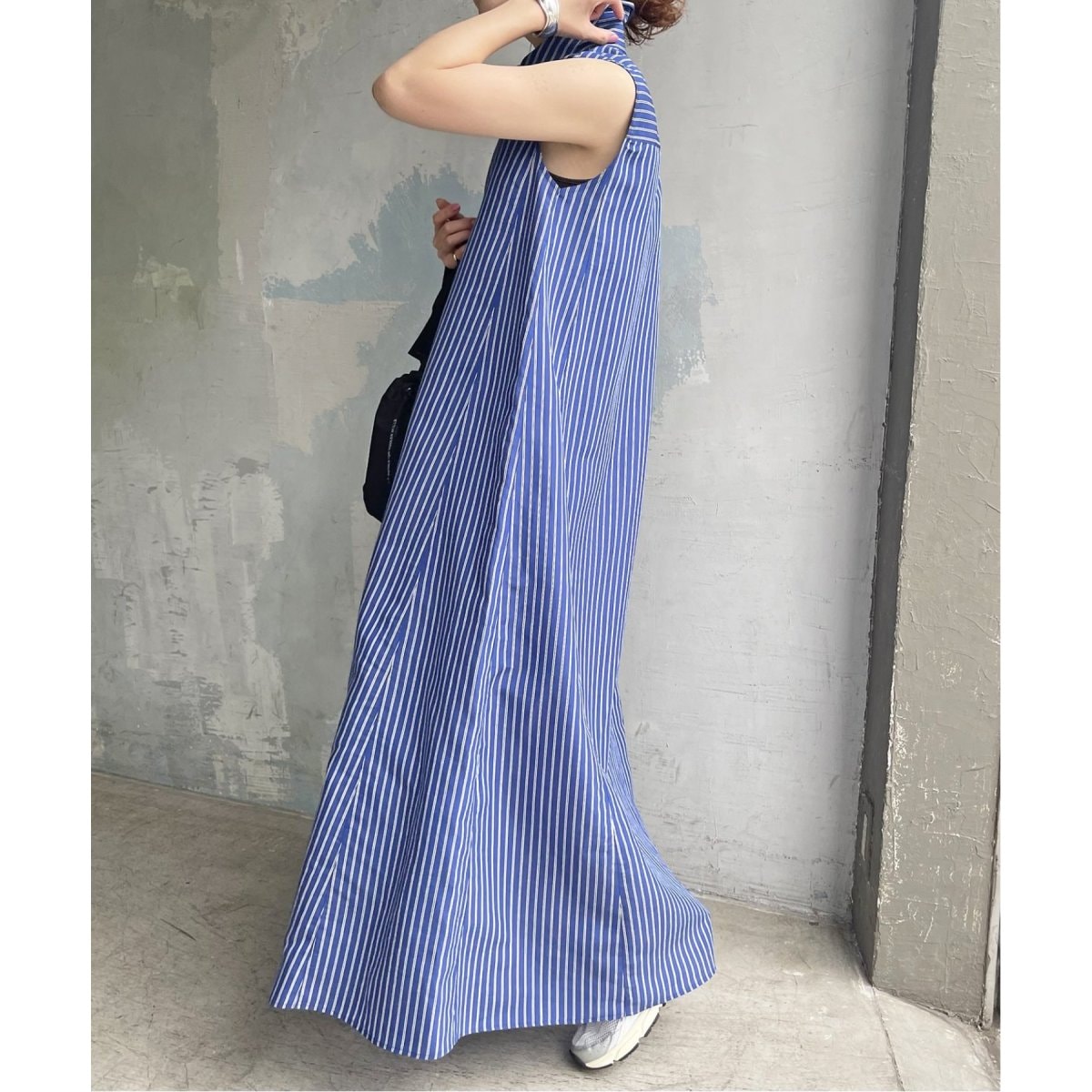 美品　Spick & Span ストライプフレアワンピース　2023 Spick & Span（スピックアンドスパン）の「ストライプフレア
