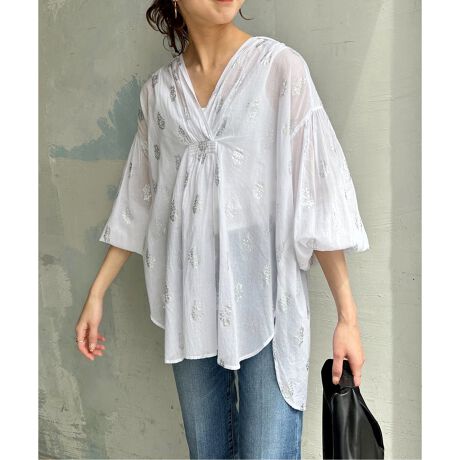 ne Quittez pas / ヌキテパ】COTTON VOILE FLOWER PRINT | スピック 