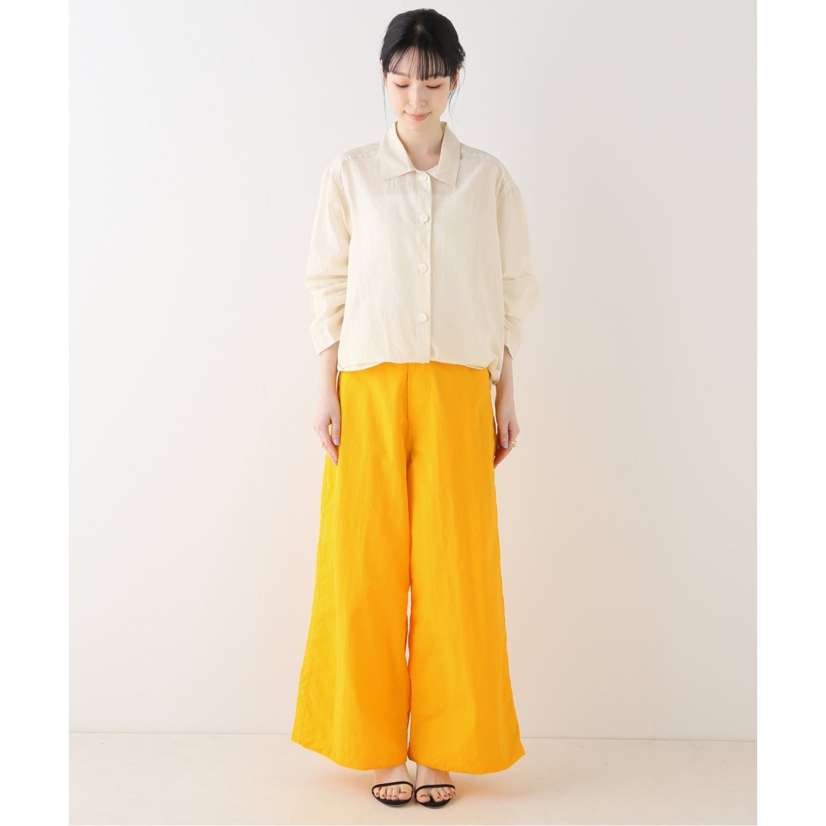 MEYAME / メヤメ】 SIDE LINE WIDE PANTS | スピック＆スパン(Spick