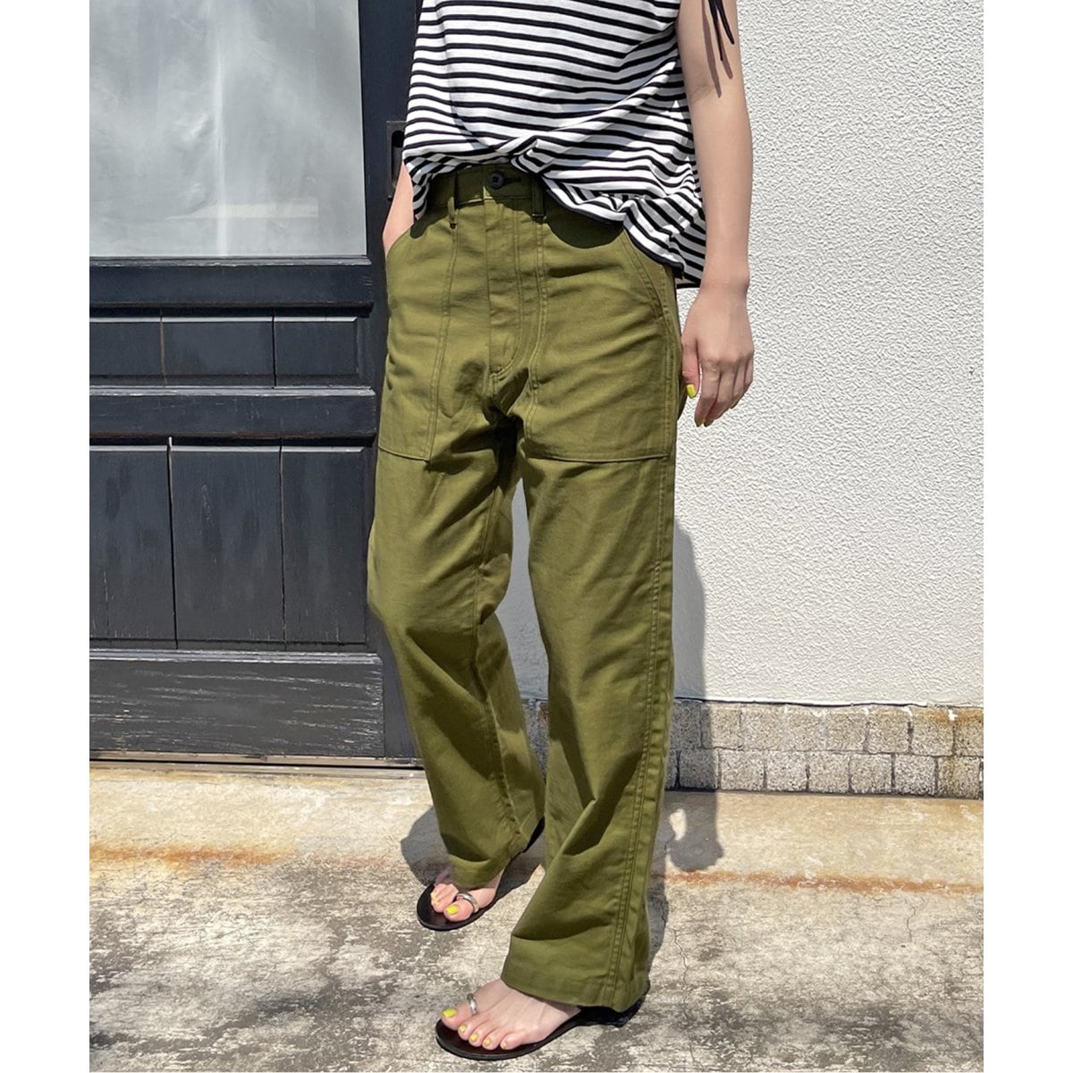 Spick\u0026Span GUNG HO ガンホー FATIGUE TROUSER - カジュアルパンツ