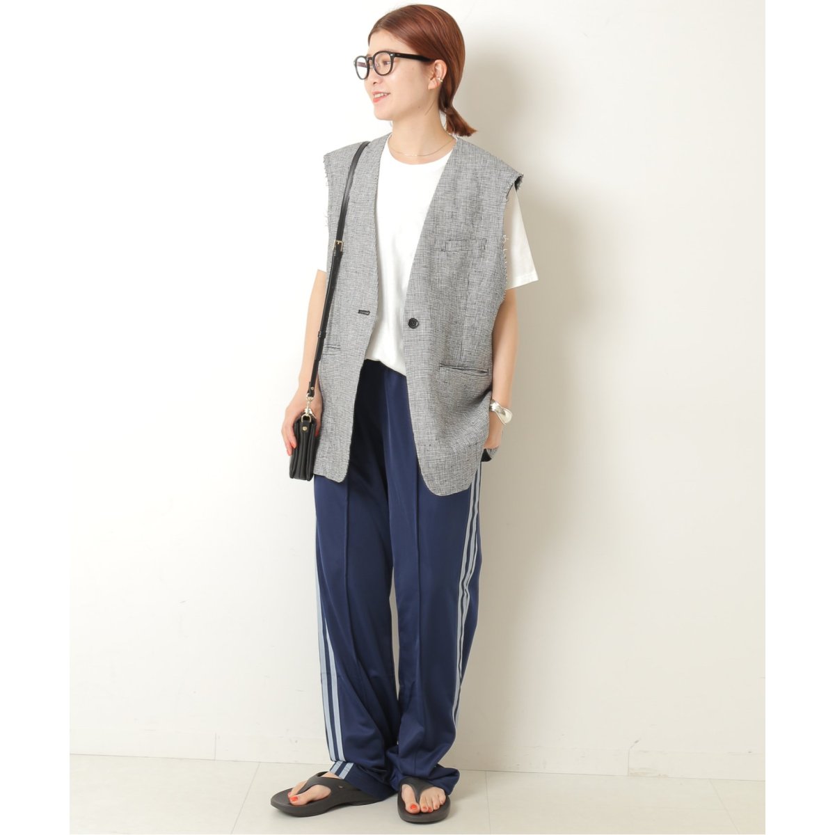Spick and Span リネンスリーブレスオーバージャケット Spick and Span リネンスリーブレスオーバージャケット