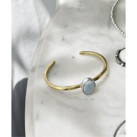 ERICKA NICOLAS BEGAY / エリッカニコラスビゲイ 】 LARIMAR バングル 