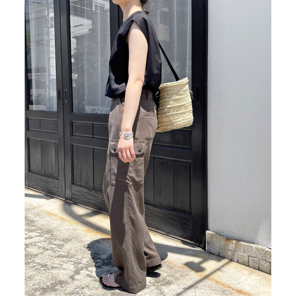 スピックアンドスパン　ウォッシャブルツイル　カーゴパンツ　38 Spick & Span（スピックアンドスパン）の「ウォッシャブルツイル