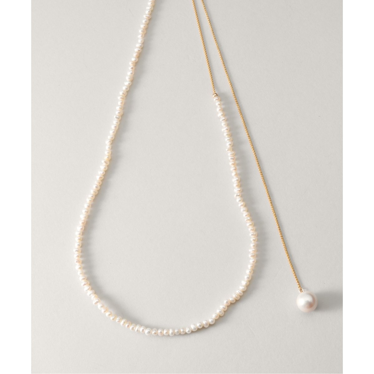 jour couture / ジュール クチュール】Slide Pearl Necklace ...