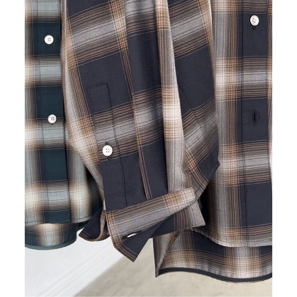 スピック＆スパン　TRツイルチェックシャツ Spick & Span（スピックアンドスパン）の「TRツイルチェック