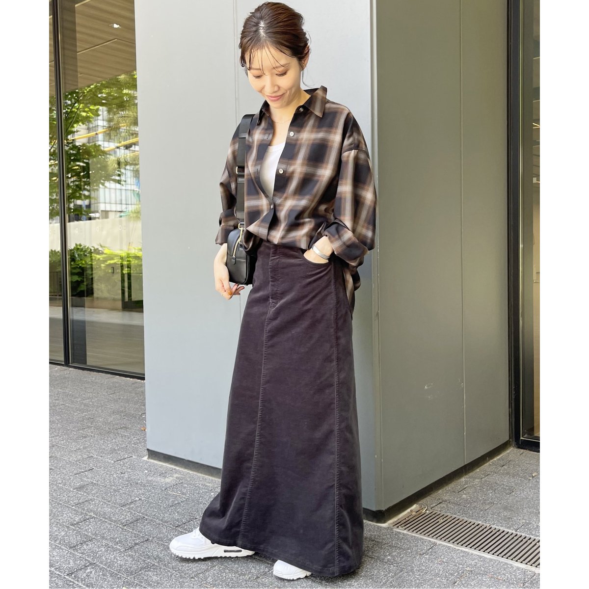 Spick & Span TRツイルチェックシャツ Spick & Span（スピックアンドスパン）の「TRツイルチェック