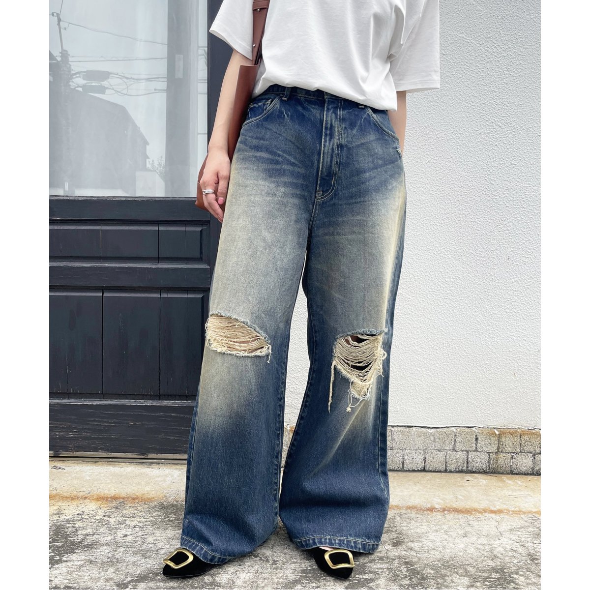 スピック&スパン 5 1/2 SIDE CRUSHED DENIM - www.revistamototec.com