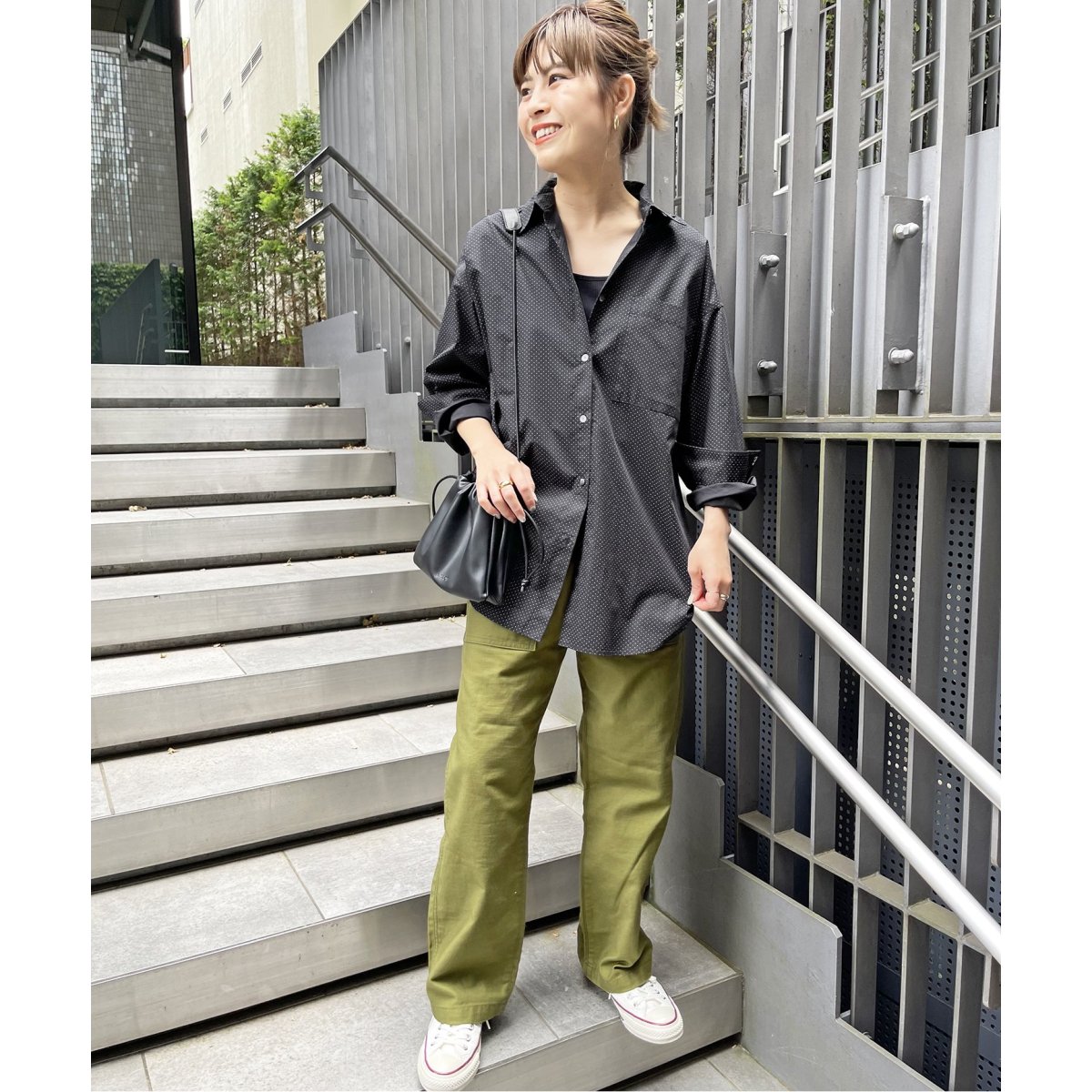 限定値下げ　スピック＆スパン　50コットンオーバーシャツ 追加》50コットンオーバーシャツ（シャツ／ブラウス）｜Spick